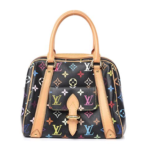 LOUIS VUITTON Monogram Multicolor Priscilla Black